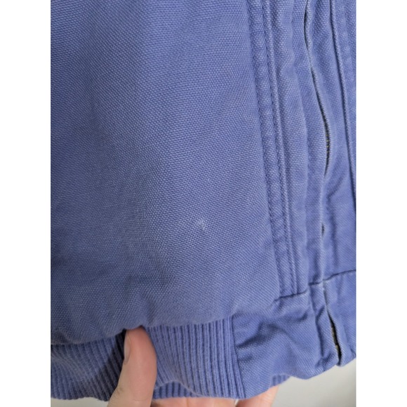 Carhartt Sherpa Duck Canvas Jacket Kids Girl's 7/8 Small Hooded Insulated Winter - Picture 7 of 12